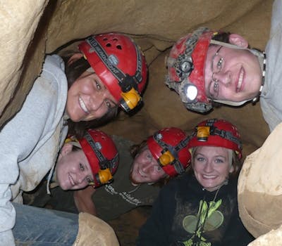 Caving builds relationships image